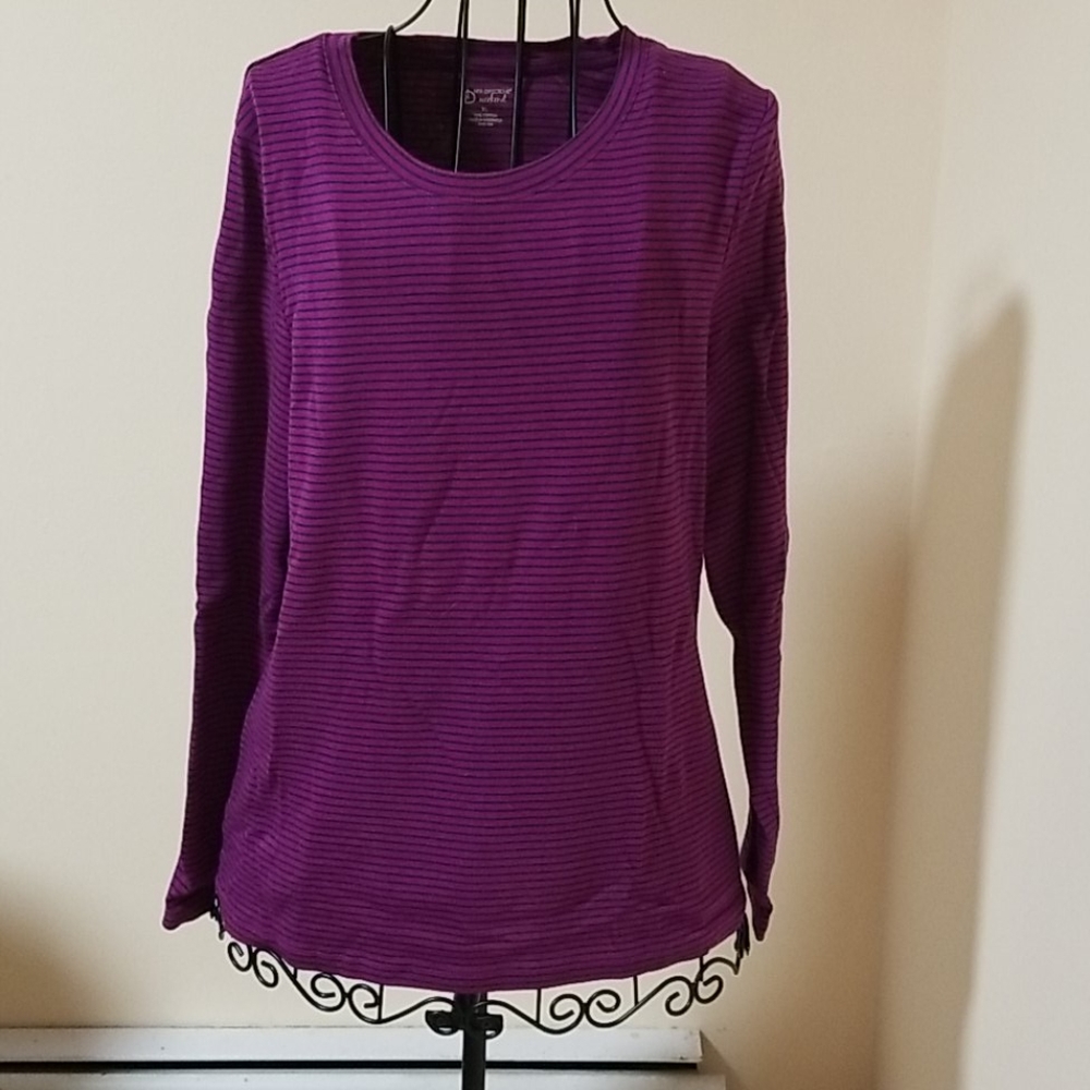 New Directions stripped long sleeve shirt size XL
